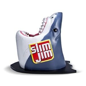 Promontional Slim Jim NIB Limited Edition “Jaws” Counter Display/Wall Mount